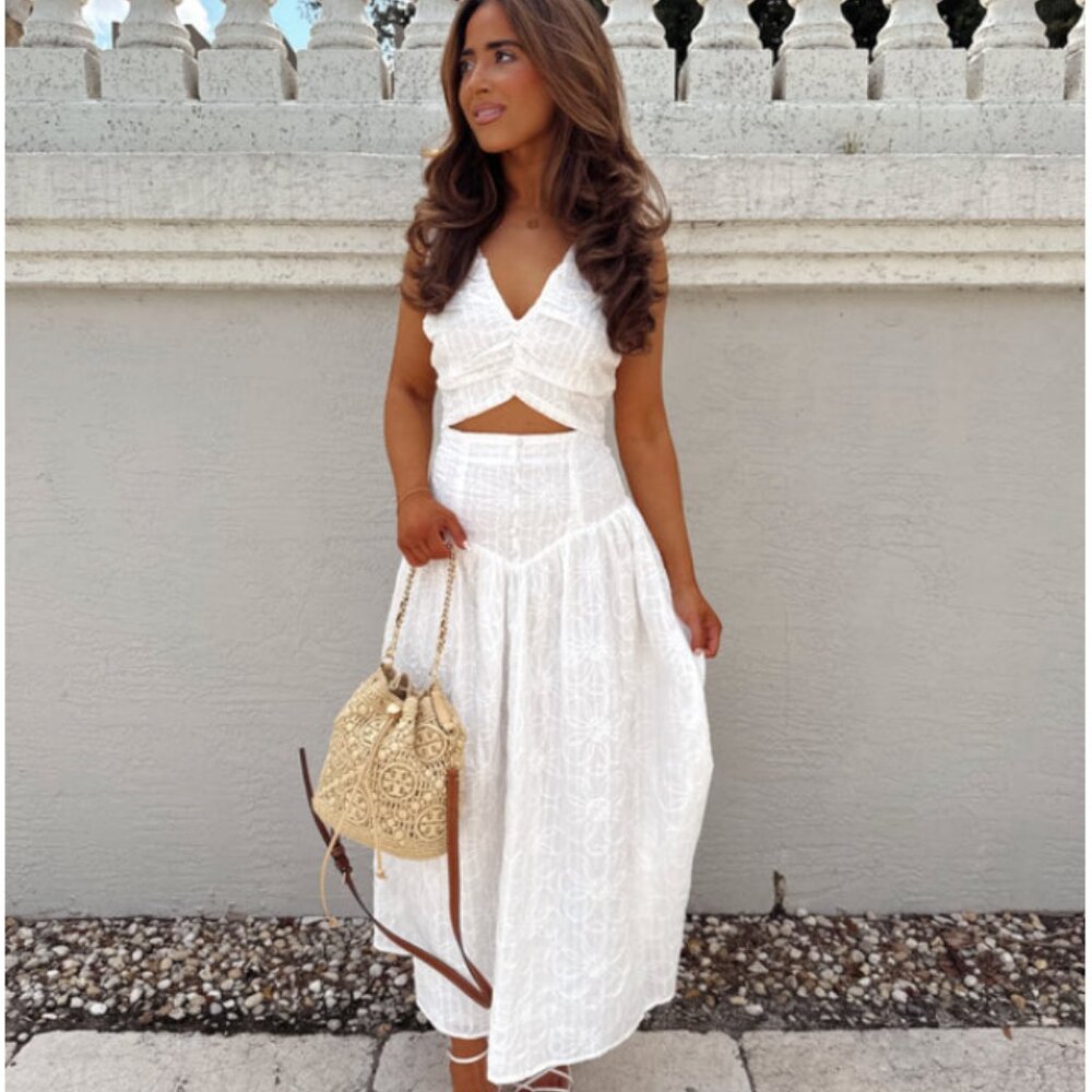 Two Piece, Skirt and Top Poinciana Way Set - Picture 4 of 12